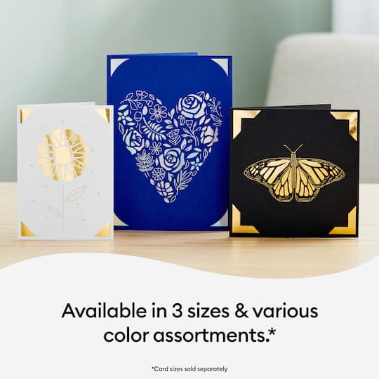 Cricut® R40 Foil Transfer Insert Cards, Royal Flush Sampler